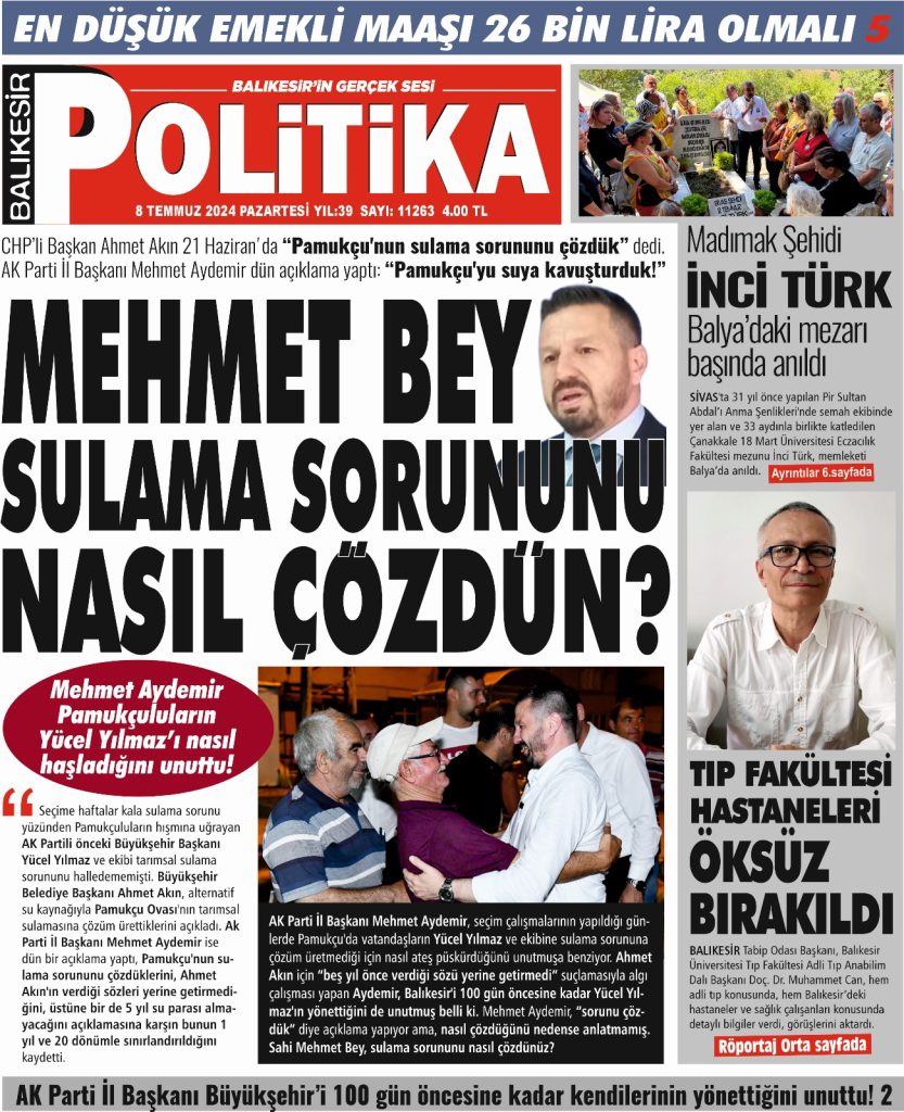 Balıkesir Politika Gazetesi