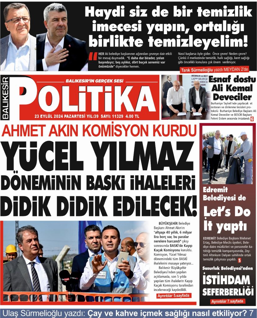 Balıkesir Politika Gazetesi