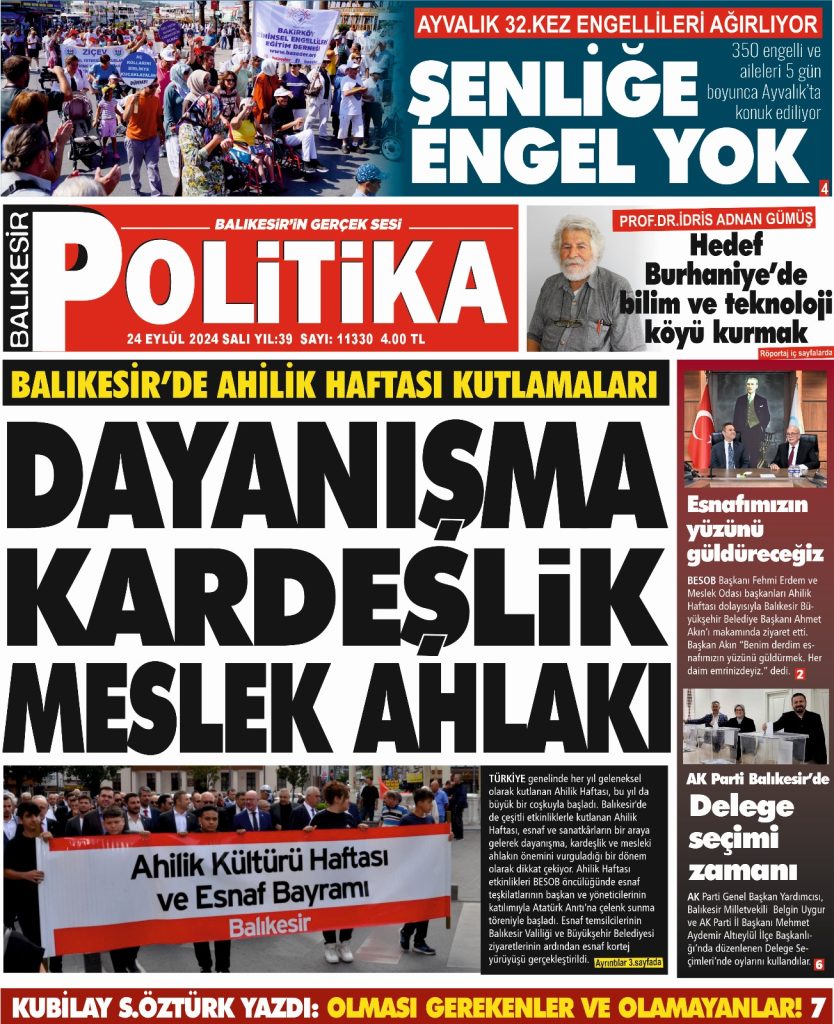 Balıkesir Politika Gazetesi