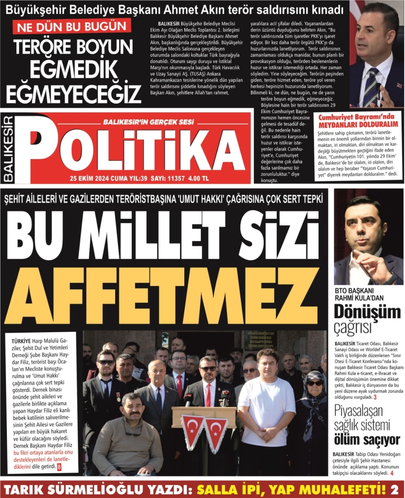 Balıkesir Politika Gazetesi