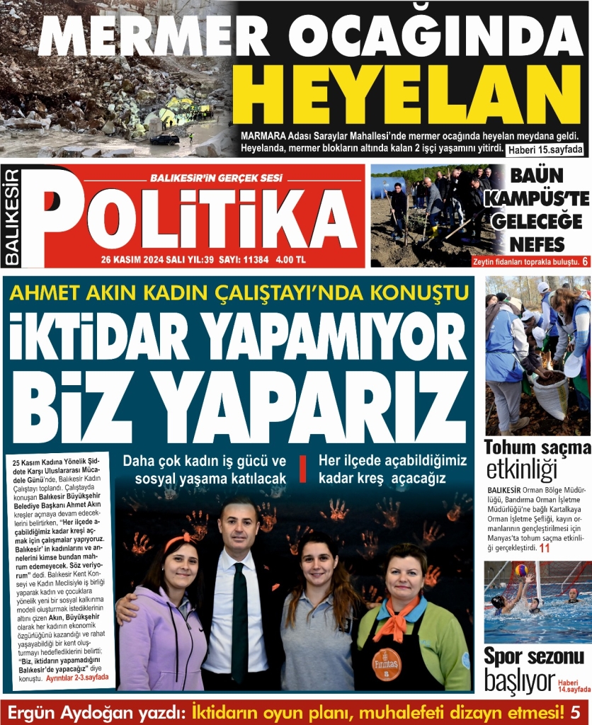 Balıkesir Politika Gazetesi