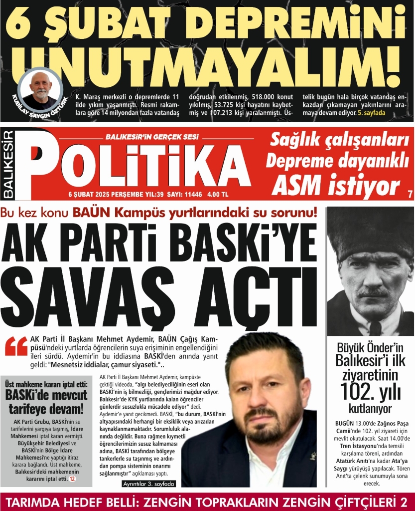 Balıkesir Politika Gazetesi