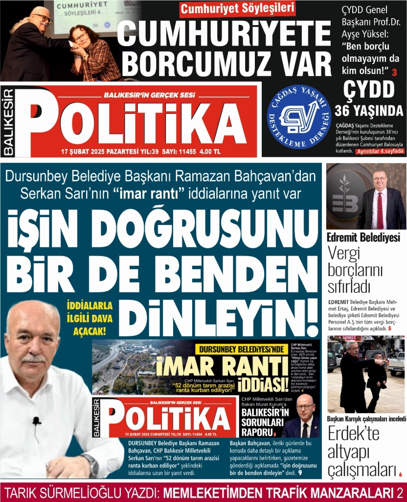 Balıkesir Politika Gazetesi