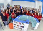 Gömeç’te özel sektör desteğiyle okula kazandırılan kütüphane açıldı