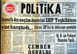 22 Ekim 1987 Perşembe: Sınırlı önseçim önerisi SHP teşkilatını yine karıştırdı.
