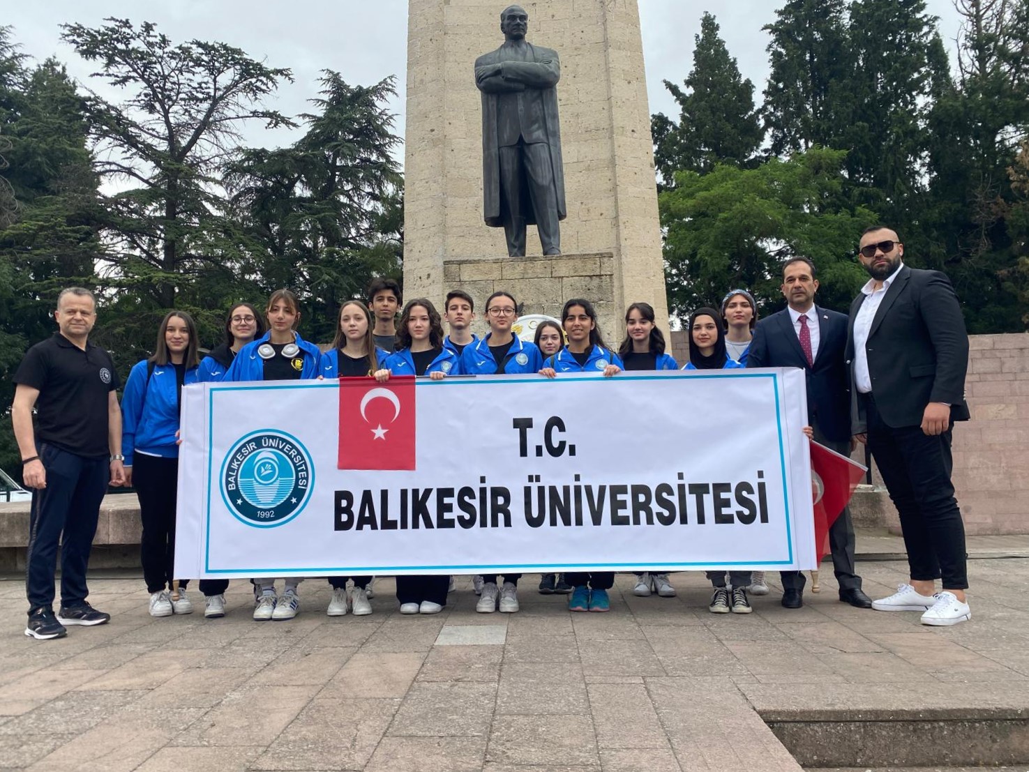 BAÜN Öğrencileri 19 Mayıs törenlerine katıldı