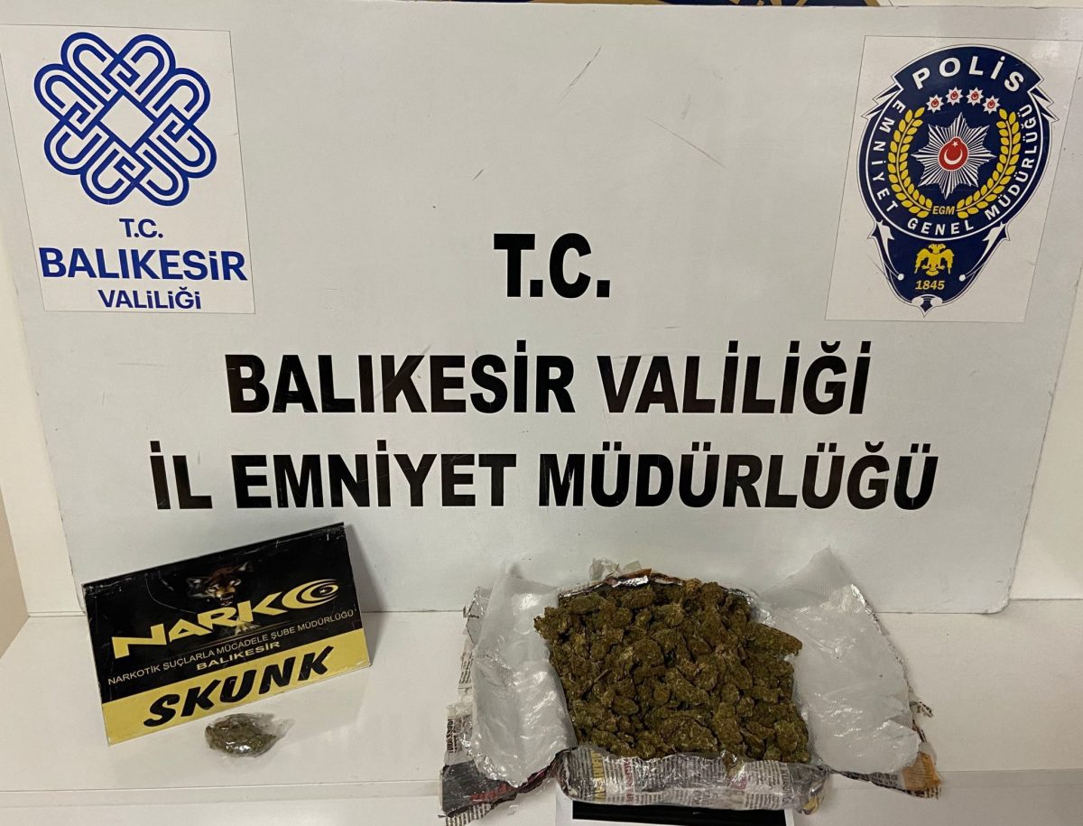 Balıkesir'de uyuşturucu operasyonunda 2 şüpheli yakalandı