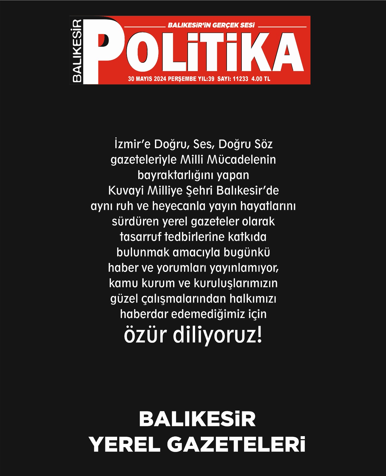 Balıkesir Politika Gazetesi