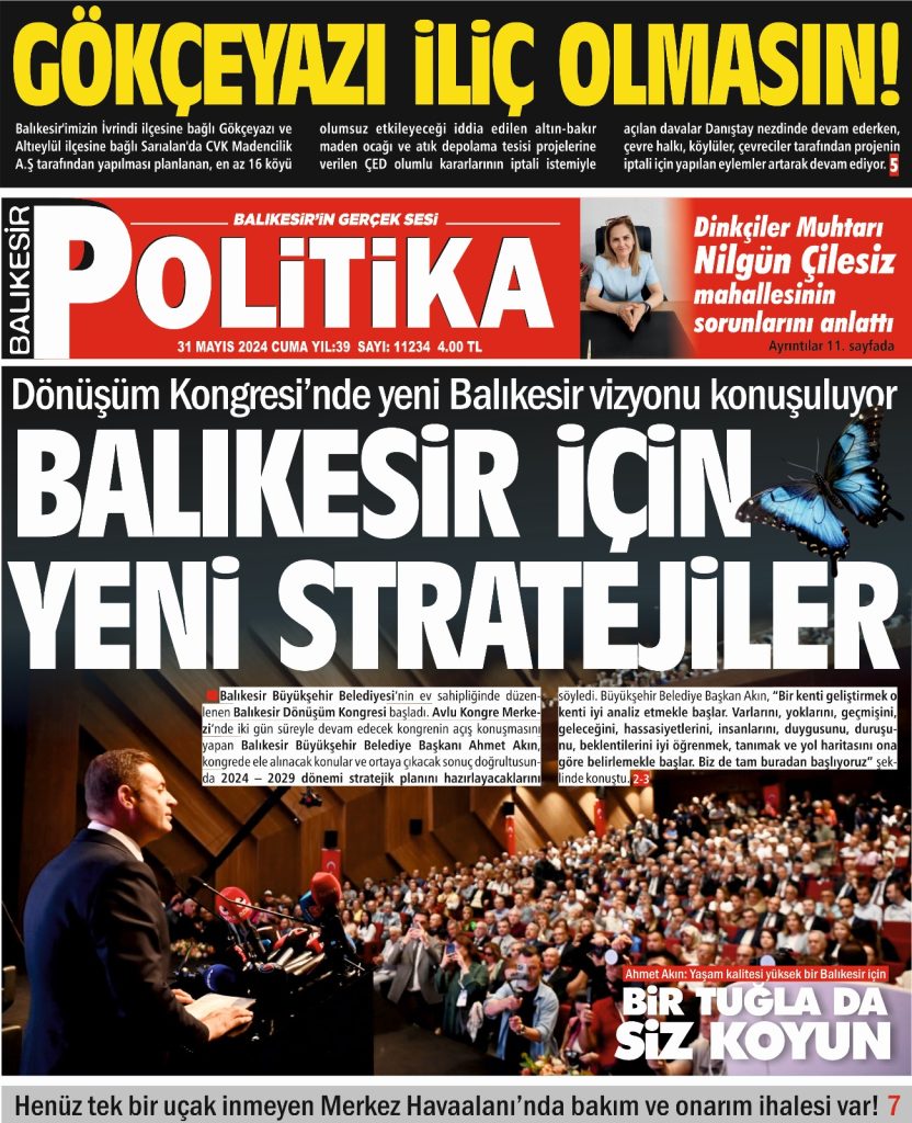 Balıkesir Politika Gazetesi