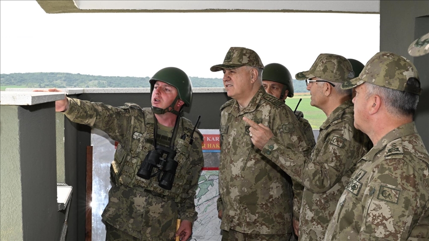 Genelkurmay Başkanı Orgeneral Gürak, hudut karakollarını denetledi