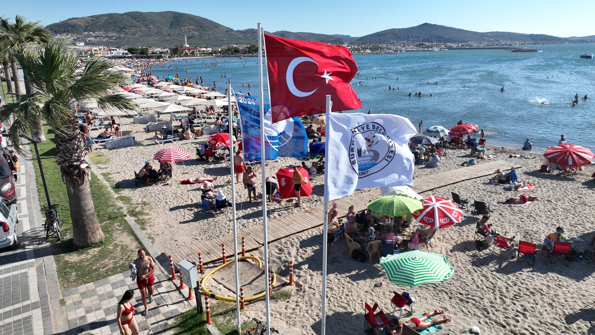 Burhaniye'ye bayram tatilinde yoğun ilgi