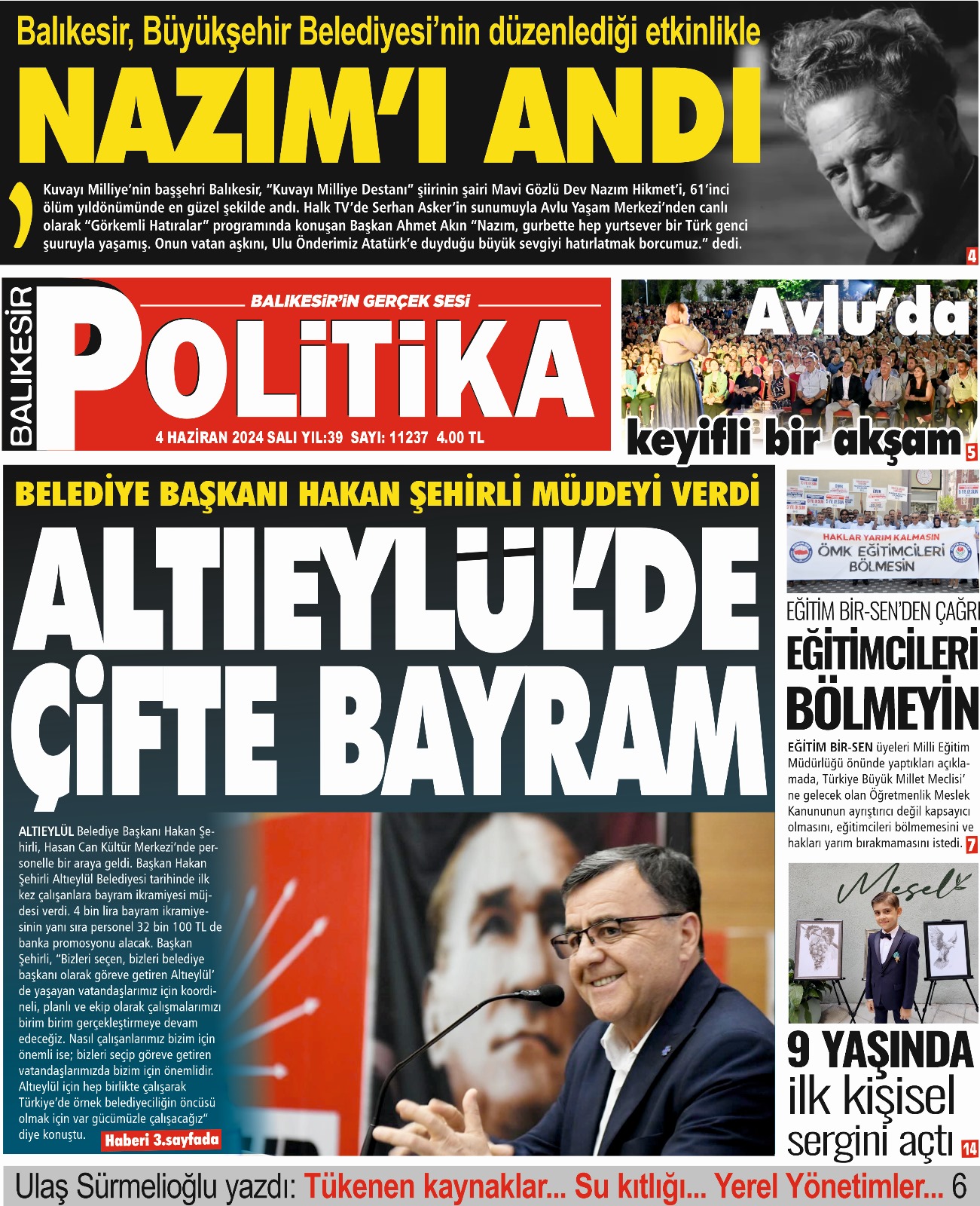 Balıkesir Politika Gazetesi