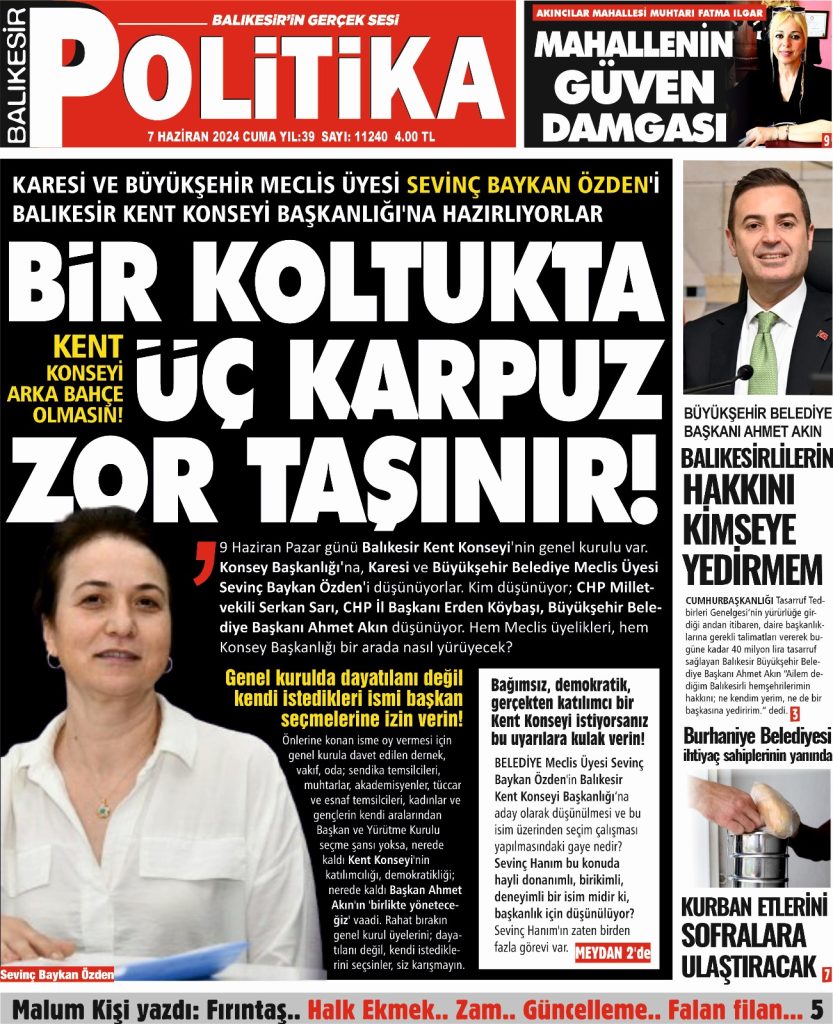 Balıkesir Politika Gazetesi