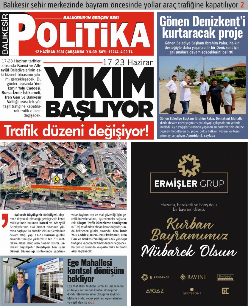 Balıkesir Politika Gazetesi