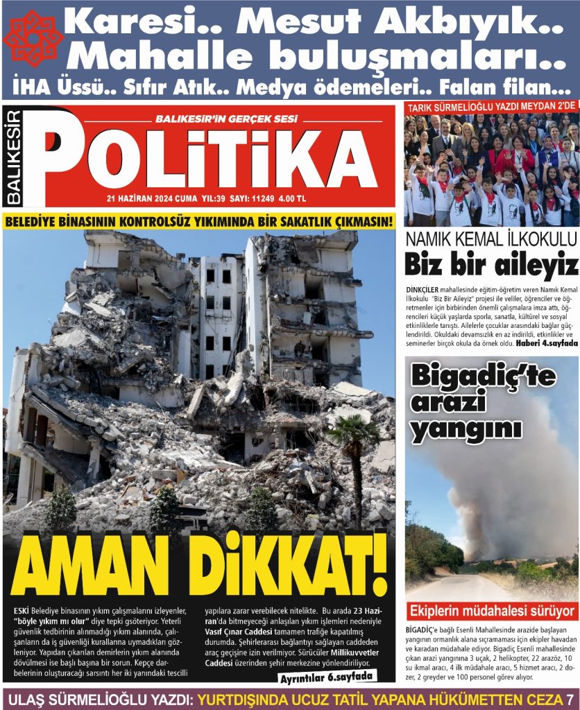 Balıkesir Politika Gazetesi