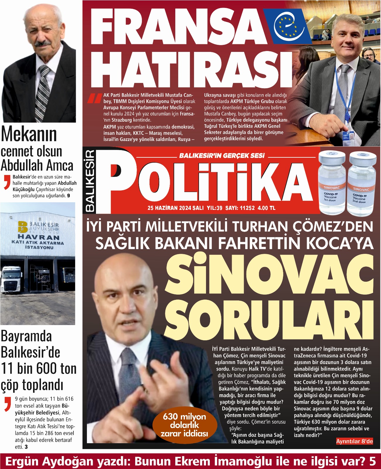 Balıkesir Politika Gazetesi