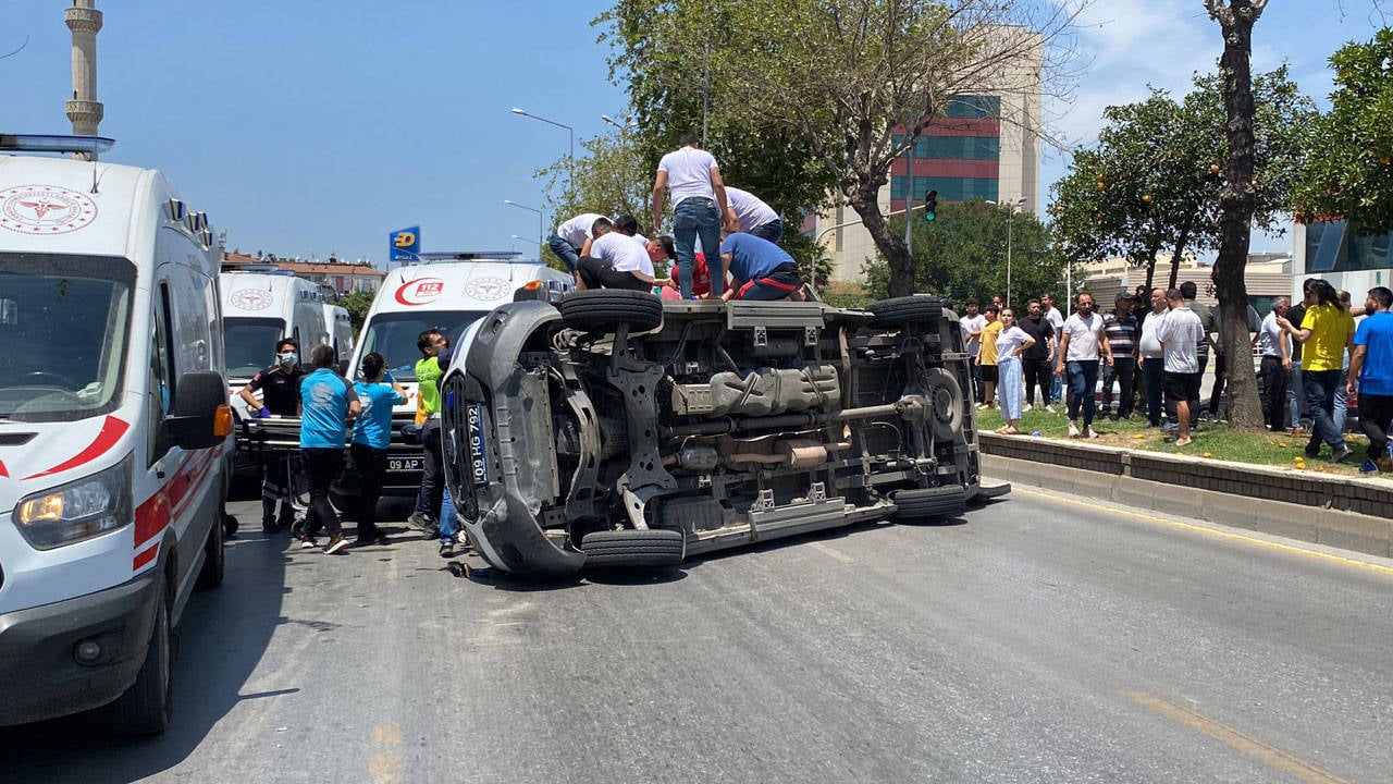 Ambulans devrildi! İçindeki hasta yaşamını yitirdi!