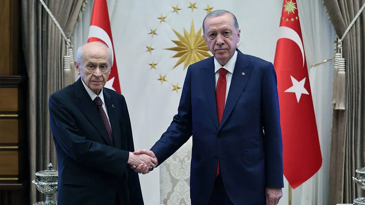 Cumhurbaşkanı Erdoğan ile Bahçeli görüşmesi sona erdi