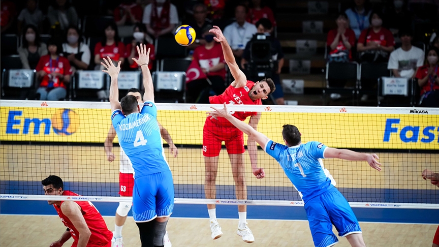 A Milli Erkek Voleybol Takımı, Slovenya'ya 3-0 yenildi