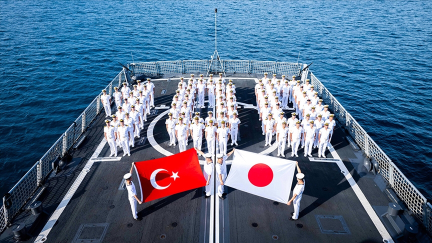 TCG Kınalıada Korveti, Japonya'ya ulaştı