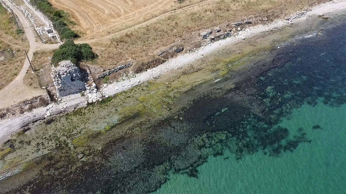 2 bin 700 yıllık geçmişe sahip: Parion Antik Kenti'nin 2'nci antik limanı bulundu