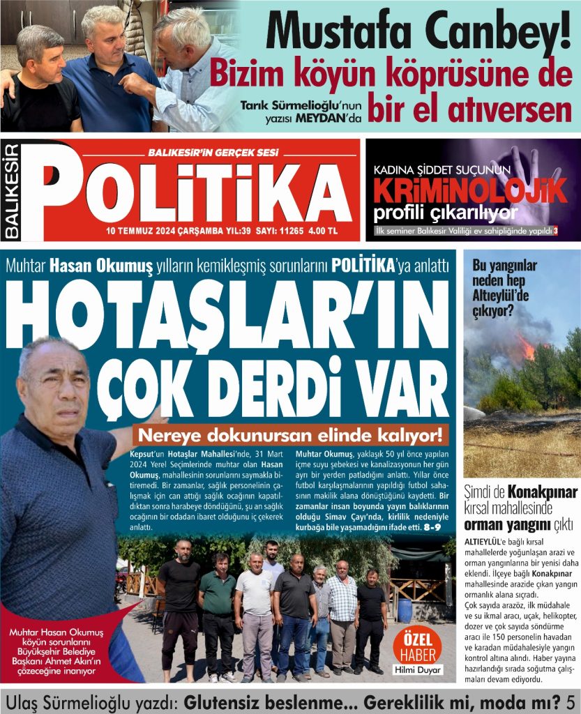 Balıkesir Politika Gazetesi