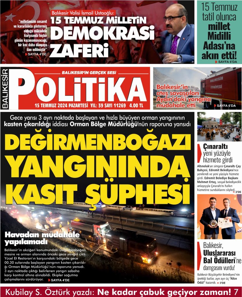 Balıkesir Politika Gazetesi