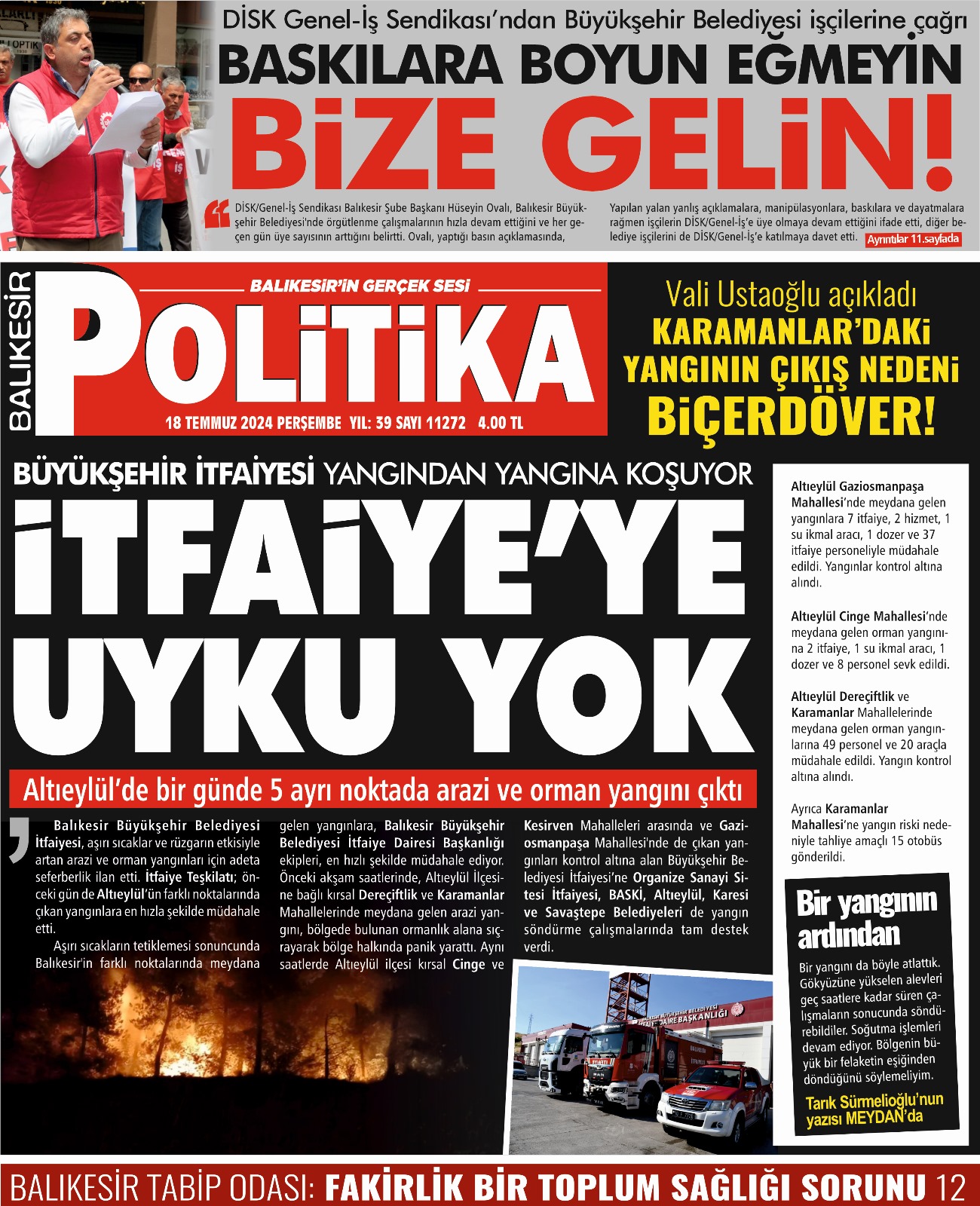 Balıkesir Politika Gazetesi