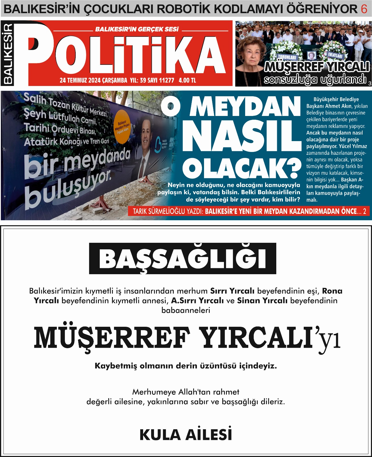 Balıkesir Politika Gazetesi