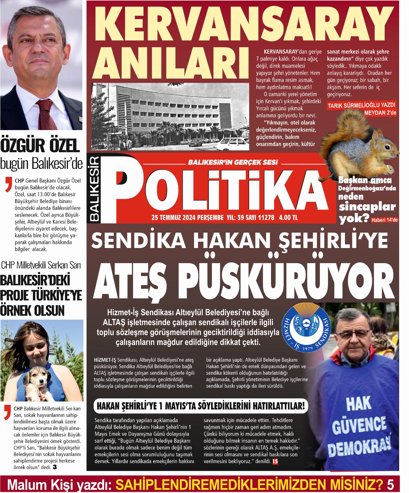 Balıkesir Politika Gazetesi