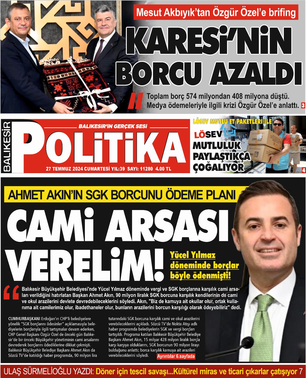 Balıkesir Politika Gazetesi