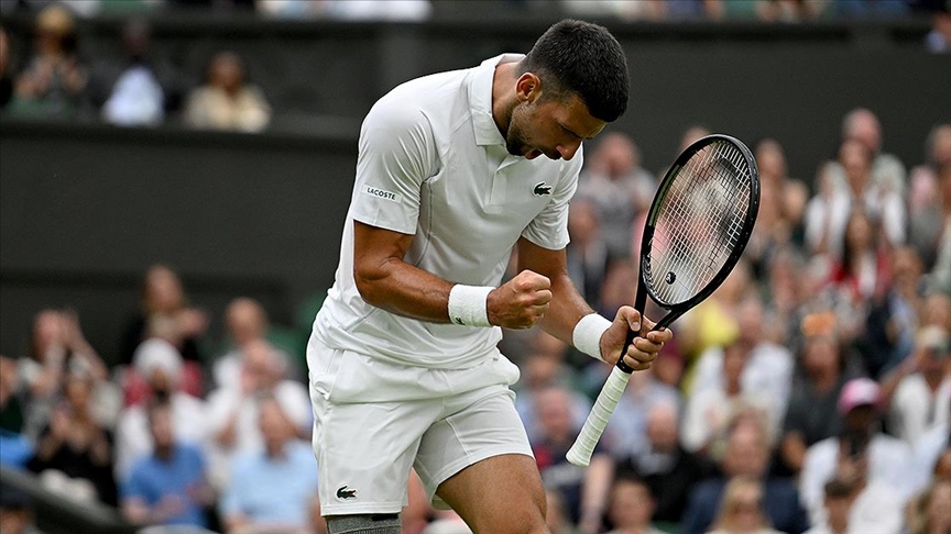 Djokovic, Wimbledon'da çeyrek finale yükseldi