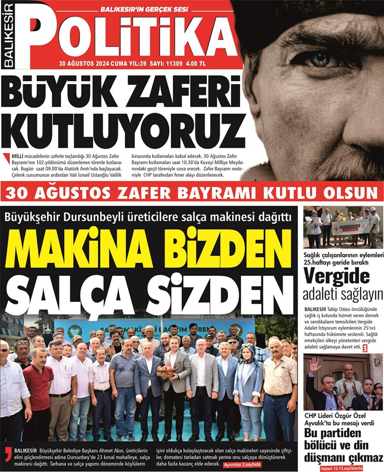 Balıkesir Politika Gazetesi