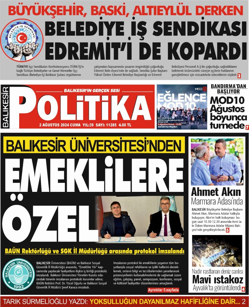 Balıkesir Politika Gazetesi