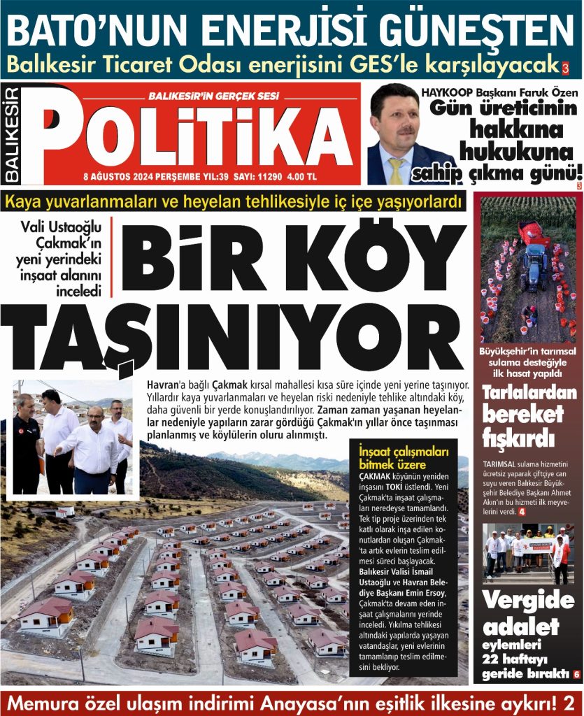 Balıkesir Politika Gazetesi