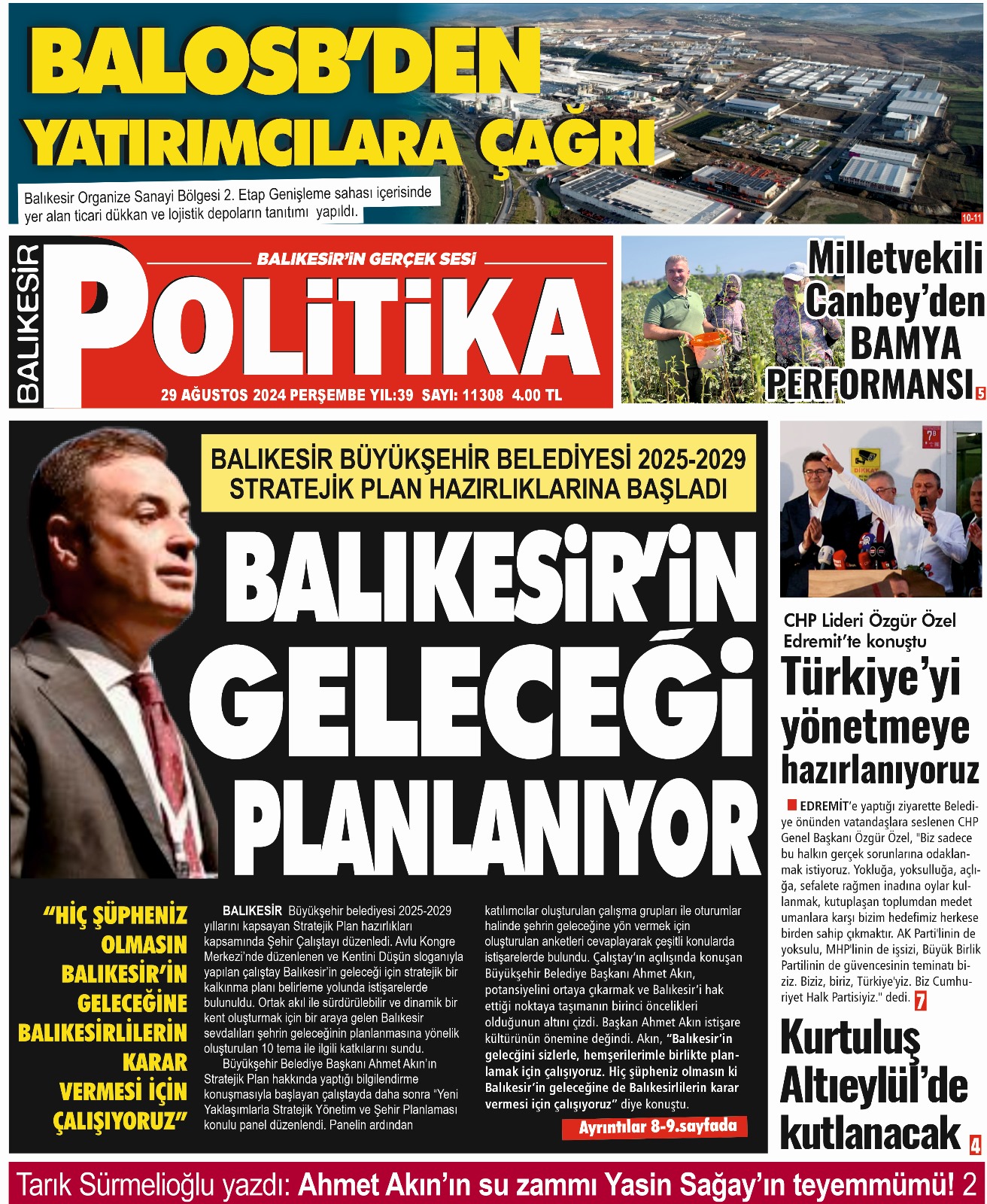 Balıkesir Politika Gazetesi