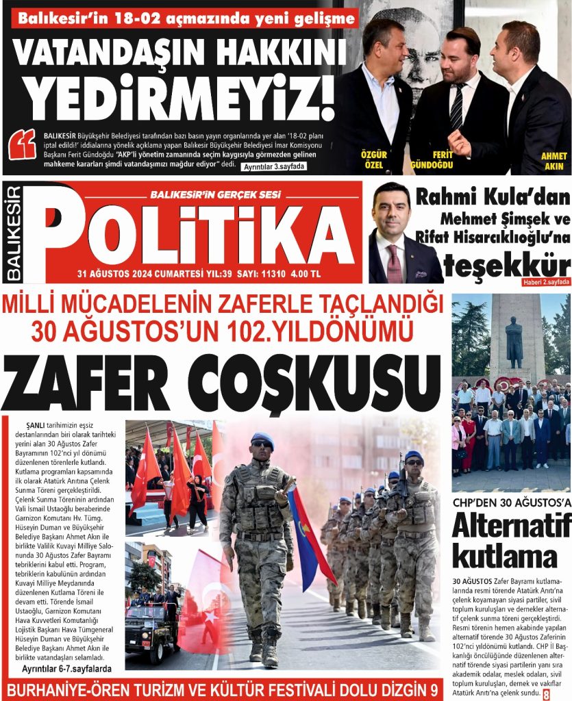 Balıkesir Politika Gazetesi