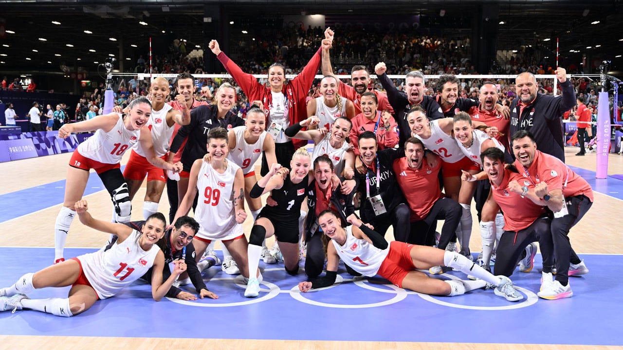 A Milli Kadın Voleybol Takımı, Paris 2024 yarı finalinde İtalya ile karşılaşacak