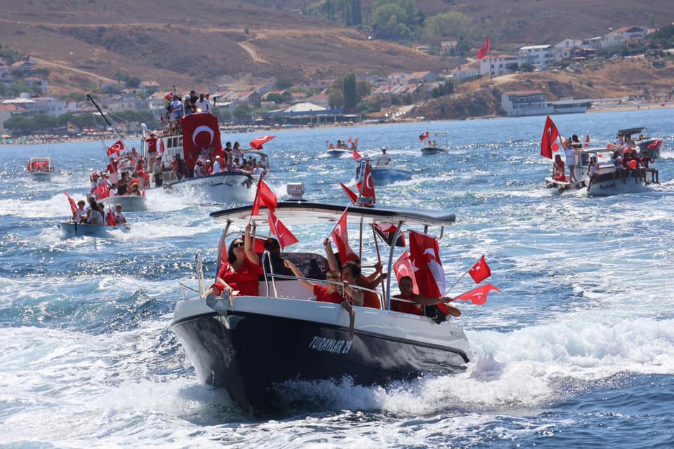 Avşa Adası'nda 30 Ağustos coşkusu!