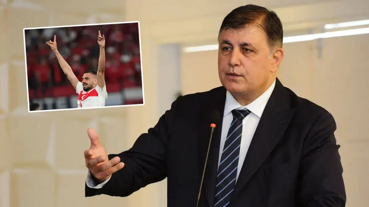 Cemil Tugay: “Biz Bozkurt işareti yapan futbolcu heykeli dikmeyiz İzmir'e”Cemil Tugay: “Biz Bozkurt işareti yapan futbolcu heykeli dikmeyiz İzmir'e”