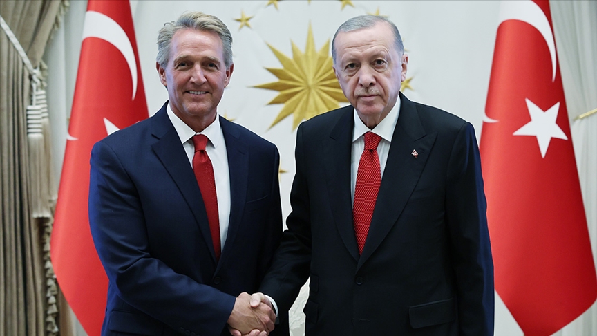 Cumhurbaşkanı Erdoğan, ABD'nin Ankara Büyükelçisi Flake'i kabul etti