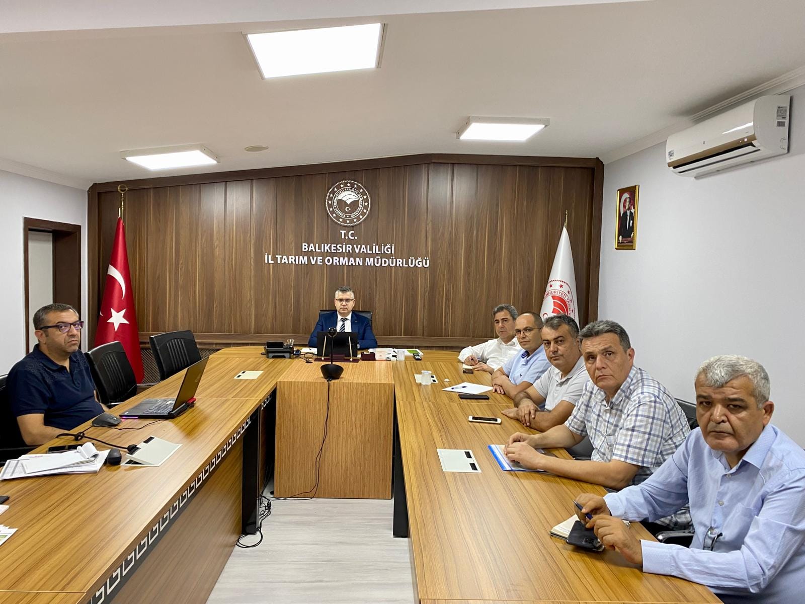 Müdür Alkan, çevrimiçi toplantıda Balıkesir tarımını masaya yatırdı