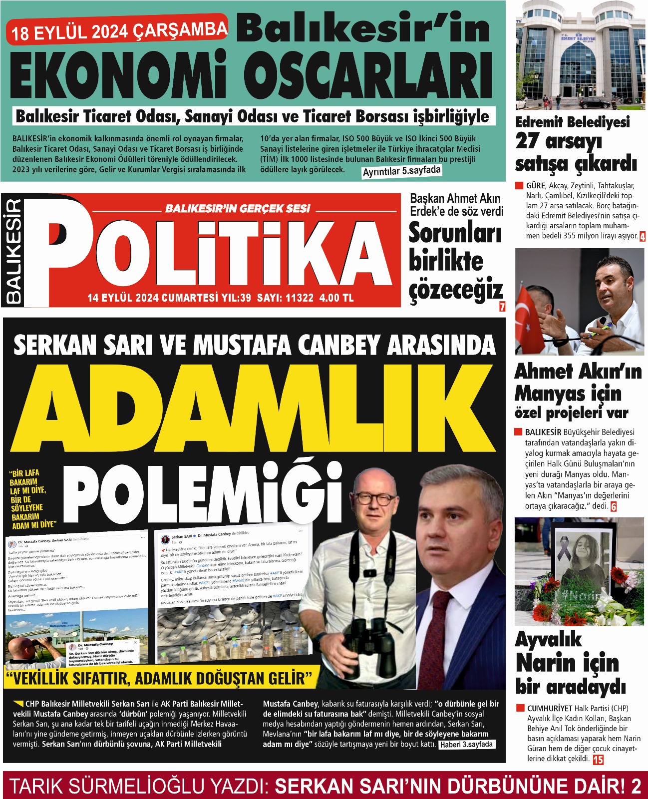 Balıkesir Politika Gazetesi