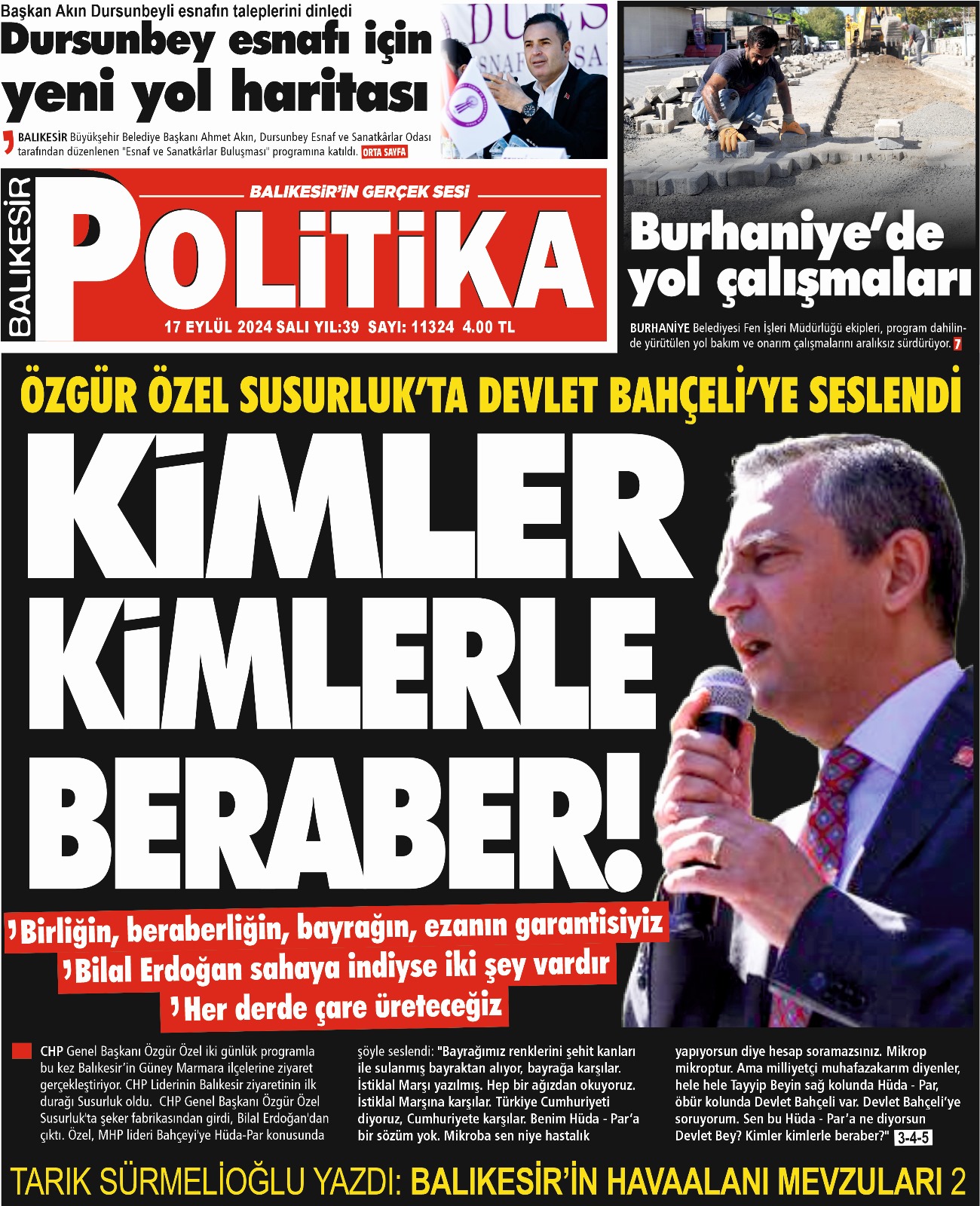 Balıkesir Politika Gazetesi