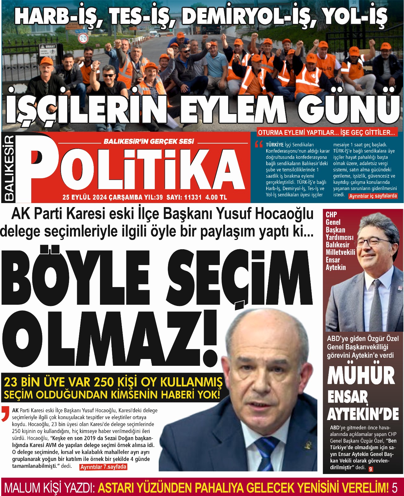 Balıkesir Politika Gazetesi