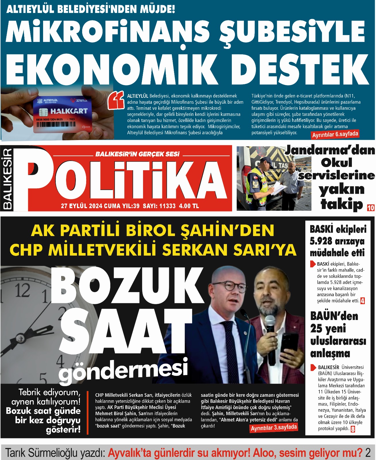 Balıkesir Politika Gazetesi