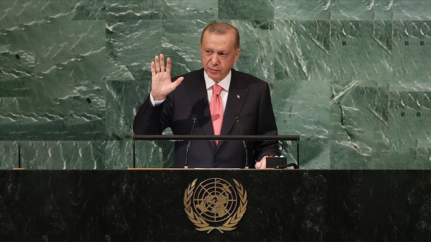 Erdoğan BM Genel Kurulu'na seslendi: ''İsrail katliam şebekesini durdurmak için ne bekliyorsunuz?''