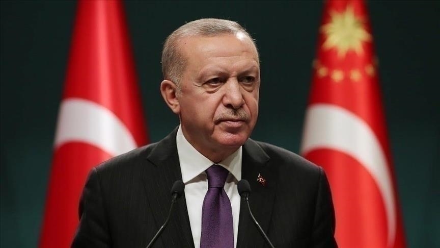 Cumhurbaşkanı Erdoğan'dan şehit ailesine başsağlığı mesajı