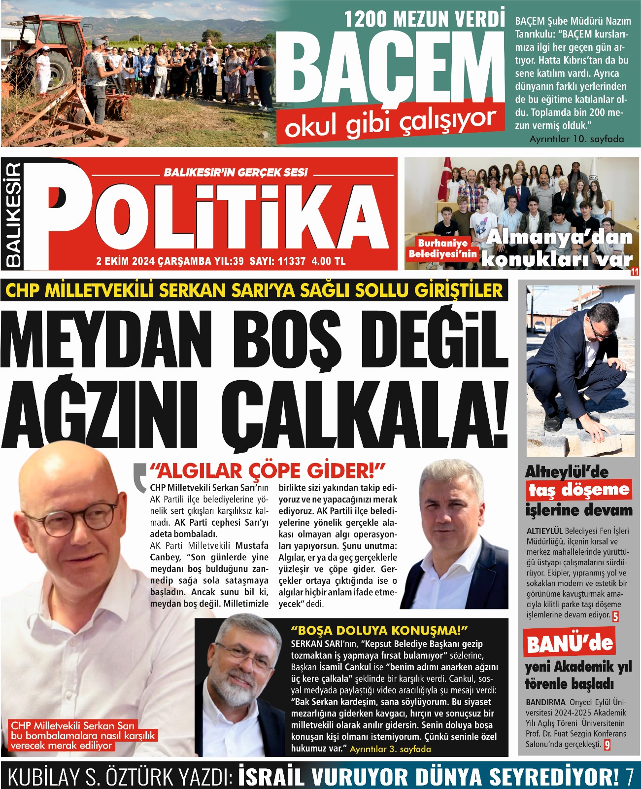 Balıkesir Politika Gazetesi