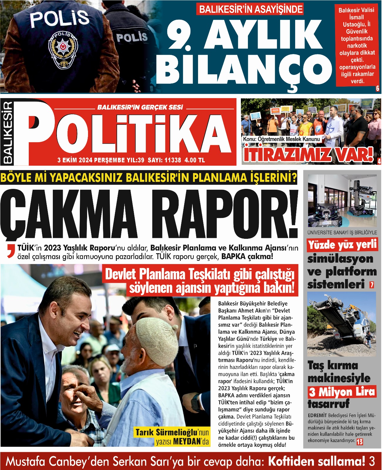 Balıkesir Politika Gazetesi